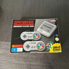 Australian SNES Super NES Nintendo Classic Mini Console 2 Controllers 21 Games