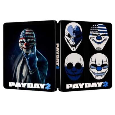 New Rare Limited Edition Payday2 The One G2 Steelbook Case Custom Made PS45 XBOX