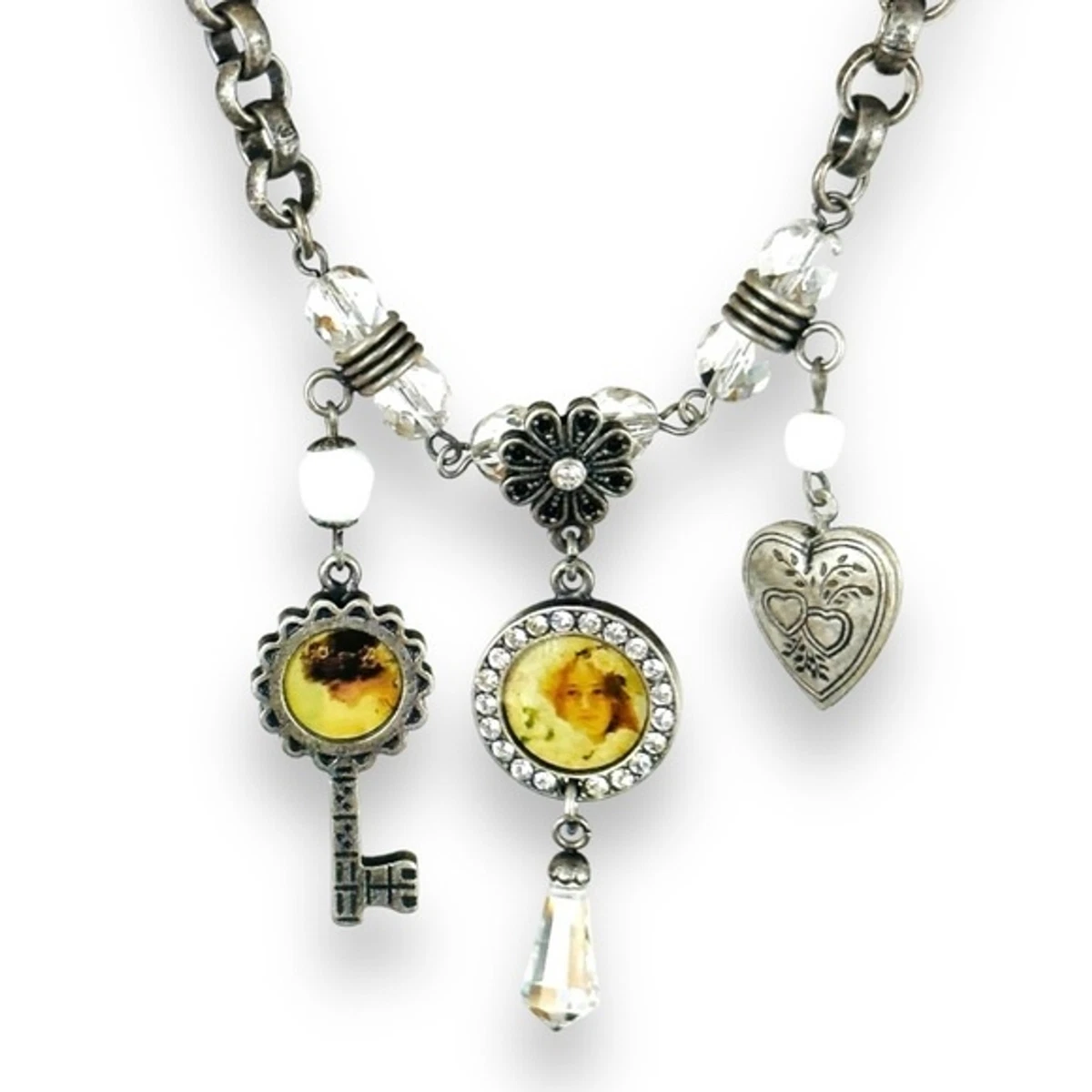 Collar De Lágrima De Plata, Cristal De Circonita Cúbica, Colgante De Lágrima De Oro Rosa O