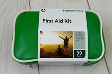 Lloyds Pharmacy First Aid Kit, 39 pieces, essentials in  travel bag Expiry 06/26