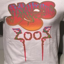 2002 YES Rock Band Full Circle North America Tour Concert T Shirt M USA Canada