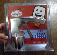 New Cool Thrifty Old Time Ice Cream Scooper Original 304 Stainless Steel Scoop