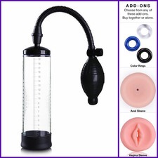 9" Penis Pump Vacuum Enlargement Enlarger Extender Potency Bigger Men Ed Aid