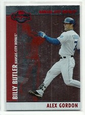 2008 Topps Co-Signers Alex Gordon w/Billy Butler Kansas City Royals #40 034/400