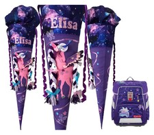 Schultüte Einhorn, passend zum Pegasus Emily  Step by Step , für Mädchen, Name