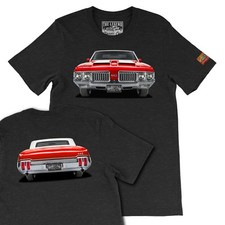 1970 Olds 442 Legend Classic Car Art ,Gift Men's T-Shirts Made in USA