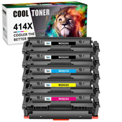 Toner for HP 414A 414X W2020A Laserjet Pro M454dn M454dw MFP M479fdw No Chip LOT