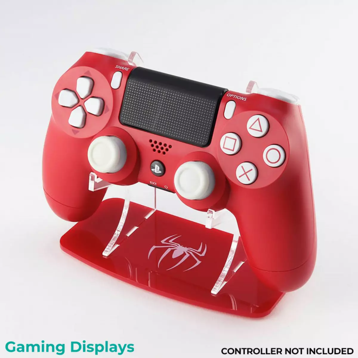 Spider Man PlayStation 4 Controller Display Stand PS4 Holder Printed Acrylic