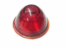 Lqqk Vintage Red Tail Marker Light Truck Travel Trailer Old Glass Lens 2-316
