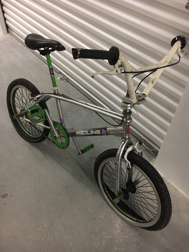 redline rl20ii vintage crhome bmx freestyle bike