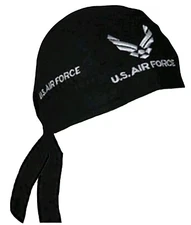 Army Navy Air Force Marine Vietnam Vet Do Rag Bandana Motorcycle Skull Cap