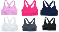 Ideology 2-Pack Plus Size Mid Impact Removable Pads Women's Sports Bra NWT