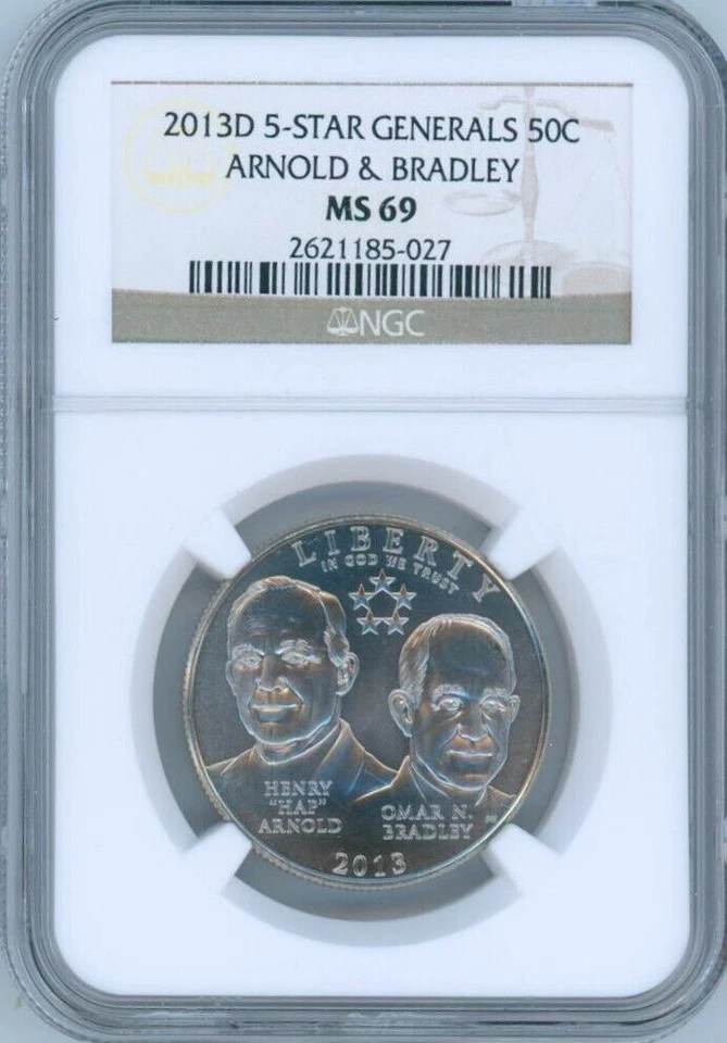 SCARCE 2013-D 5 Star Generals NGC MS69 Virtually SPOT FREE UNTONED - Image 3 of 4