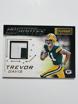 2016 Panini Playbook #14 Trevor Davis Hot Routes Prime #/50