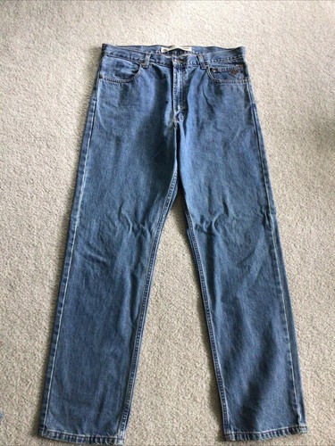 Jean homme Harley Davidson 36x32 bleu denim motard bleu jambe droite - Photo 2/11