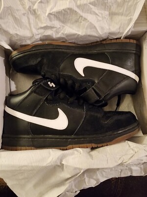 ✅️RARE✅️ Nike SB Dunk Mid Pro Black White- 314383-011 W/OG