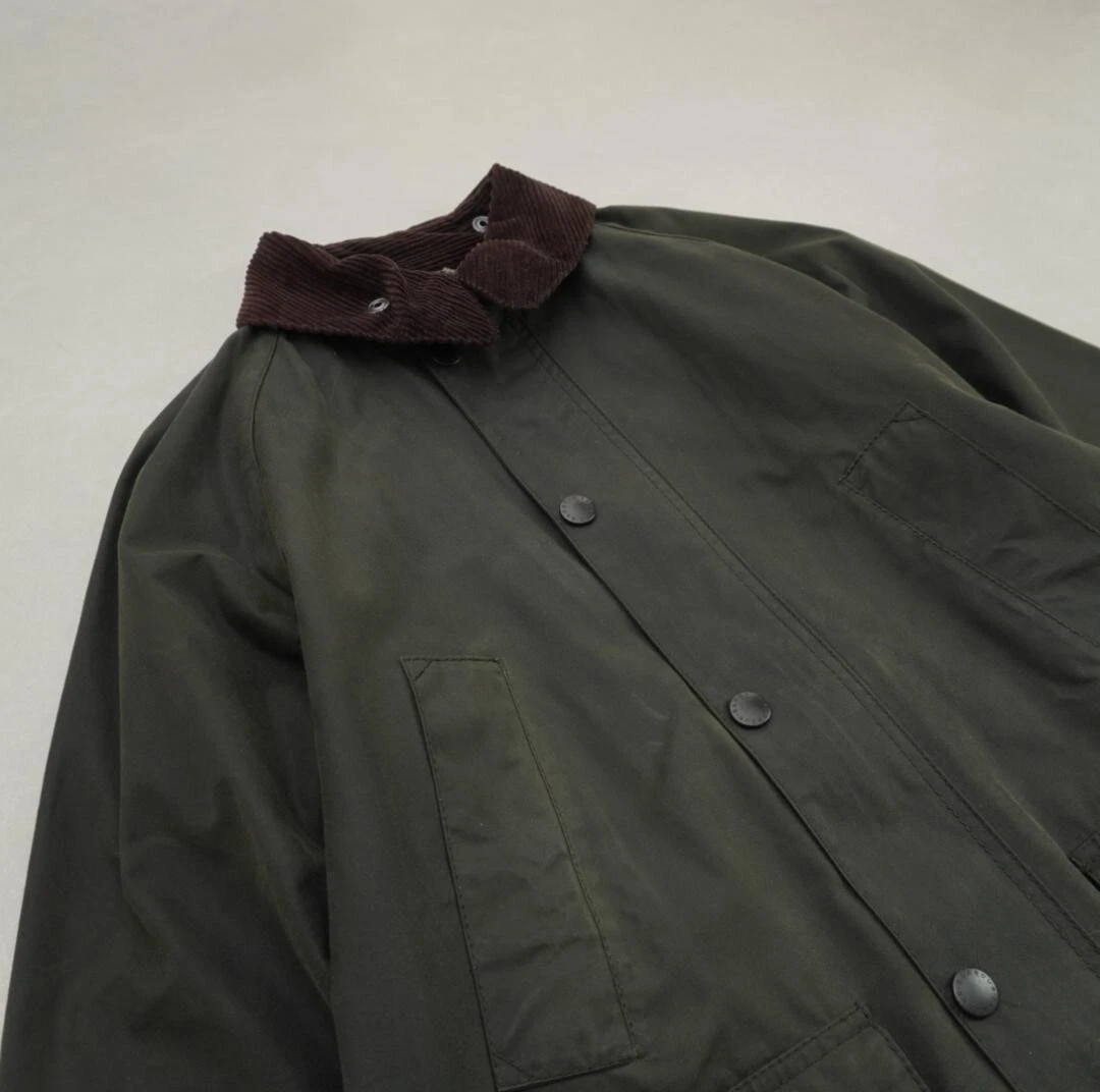 Barbour SL BEDALE Oiled Jacket Cotton Jacket Check Men Size 38/M