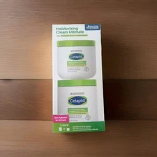 CETAPHIL MOISTURIZING CREAM For Very Dry Sensitive Skin (Pack of 2) 20oz & 16oz