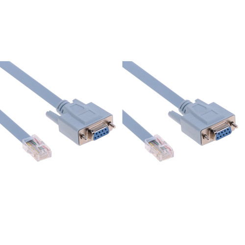 RJ45 Male to DB9 Female 1.5m Network Console Cable for Cisco Switch Router
