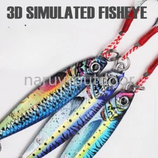 9PCS Metal Jig Jigging Spoon Lure Vertical Diamond Jig Long Casting Saltwater