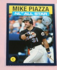 MIKE PIAZZA 2021 TOPPS SERIES 2 1986 ALL-STARS BLACK #86AS-19 NEW YORK METS
