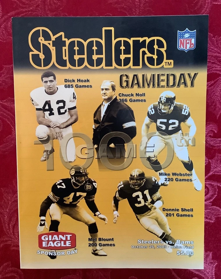 STEELERS SUPER BOWL 40 程序 Roethlisberger!  Cowher!  非常适合亲笔签名! — 第 3/4 张图片