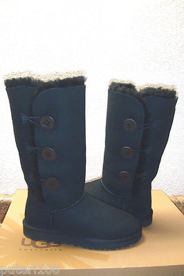 UGG BAILEY BUTTON TRIPLET TALL BLACK BOOT US 5 / EU 36 / UK 3.5