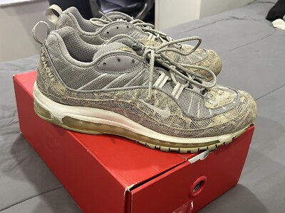 Nike Supreme x Air Max 98 Snakeskin Size 11 | eBay