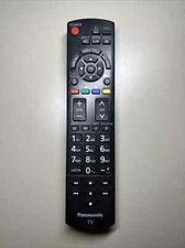 Genuine OEM PANASONIC N2QAYB000485 LCD HDTV Plasma TV Remote with batteries