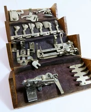 Restored & Refinished Singer Sewing Machine 1889 Oak Puzzle Box + Accessories