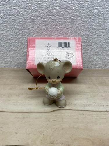 Enesco Precious Moments Sno-ball Without You Porcelain Christmas Tree Ornament - Picture 7 of 11