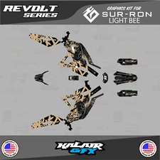Graphics Kit for Surron Light Bee (All Years)  Revolt Series - Tan
