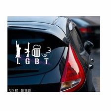 Lgbt Funny Decal Sticker -beer Vinyl Liberty 2a Car Truck Suv Jdm 6 Lgbt Funny Decal Sticker -beer Vinyl Liberty 2a Car Truck Suv Jdm 6