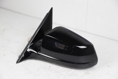 11-13 BMW F10 535 550 Left Driver Side Door Mirror Folding W/O Camera Jet Black