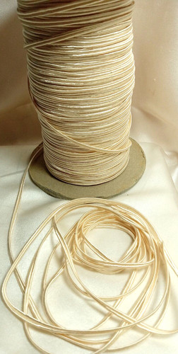 Soutache Trim 20 YDS. PETITE 1/8" Vintage IVORY For Doll Cloths, Crafts etc.