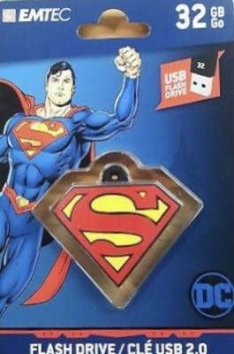 Superman - USB FLASH DRIVE - 32gb - Keychain - NEW
