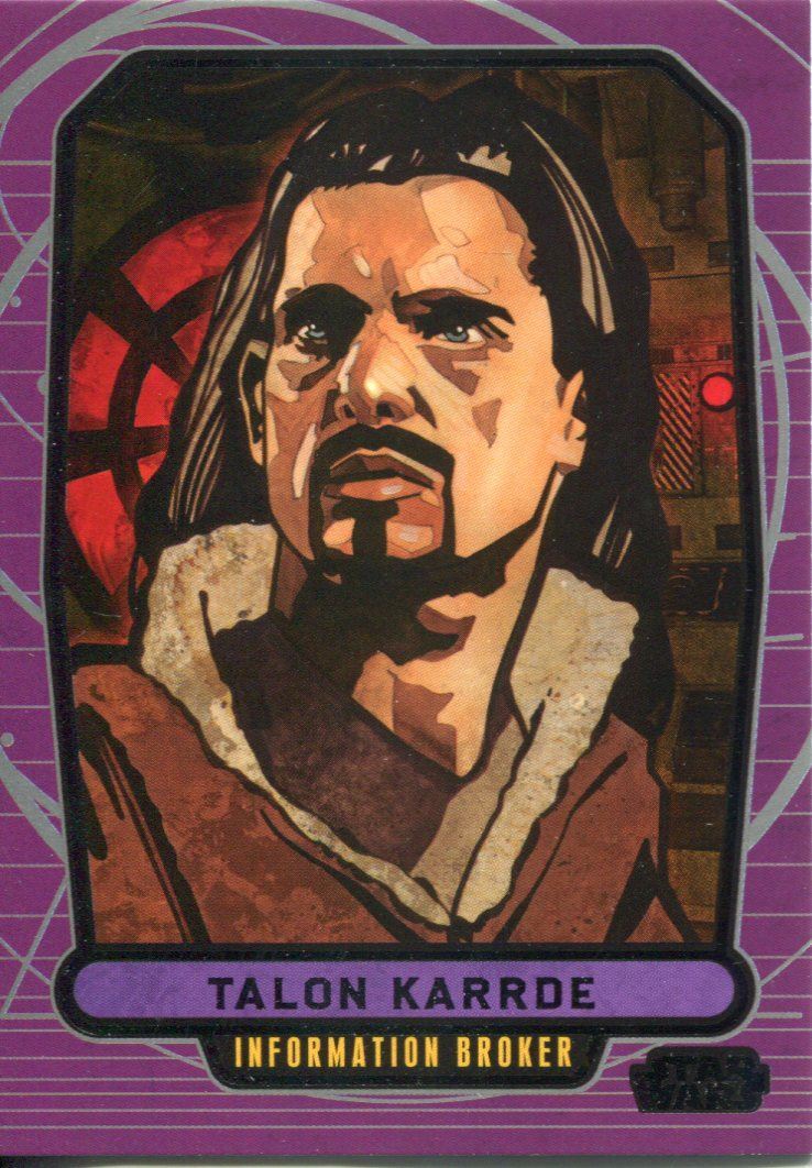 Star Wars Galactic Files Series 1 Base Card #201 Talon Karrde | eBay
