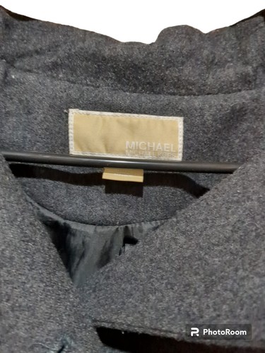 Michael Michael Kors grauer Pfau Gr. M Damenmantel Jacke Winterwolle Karriere - Bild 5 von 8