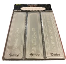 Darice Embossing Essentials 3 Borders Handmade With Love By For