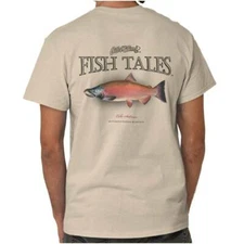 Gill McFinns Coho Salmon Fish Fishing Gift Womens or Mens Crewneck T Shirt Tee
