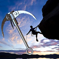 Grappling Hook 3 Claw Handmade Sus304 Spring Steel Easy To Carry Durable Folding Grappling Hook 3 Claw Handmade Sus304 Spring Steel Easy To Carry Durable Folding