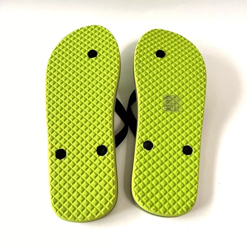 MICHAEL KORS 'TRAVIS' LIME GREEN FLIP FLOPS UK 10 RRP £50 NEW BOXED 70% off RRP. - Picture 6 of 14