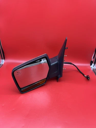 07-14 LINCOLN NAVIGATOR FRONT LEFT LH DRIVER SIDE VIEW MIRROR CHROME OEM