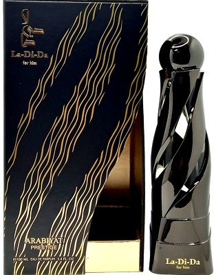 ARABIYAT PRESTIGE La-Di-Da  FOR HIM EAU DE PARFUM SPRAY FOR MEN 3.4 Oz / 100 ml