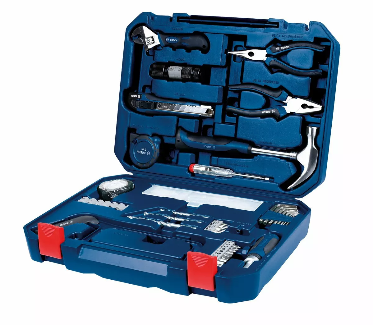 New Bosch All IN One 108-Piece Hand Tool Set Multi-Purpose Use Metal