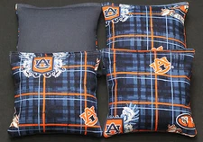  AUBURN TIGERS CORNHOLE BEAN BAGS Baggo Toss Tailgate Game 4 ACA Regulation Bags