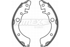 [su] Tomex Brakes TX21-35 Bremsbackensatz hinten für HONDA ROVER