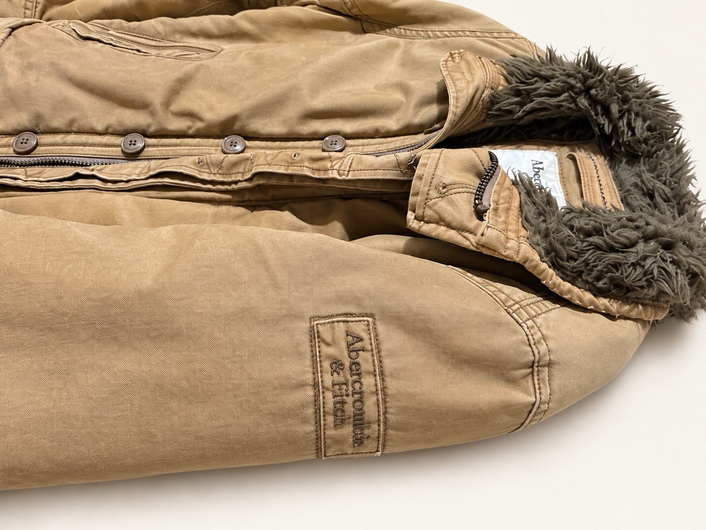 Abercrombie & Fitch Adirondack Jacket β Menβs Large -Faux Fur Lining - second product detail image