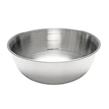 Pearl Metal Graduated Bowl  5.9 inches (15 cm)  Stainless Steel  Basis Line