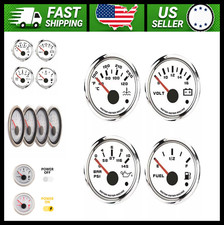 4 Gauge Set White Dial 52mm Pro Series